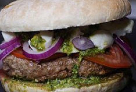 burger pesto